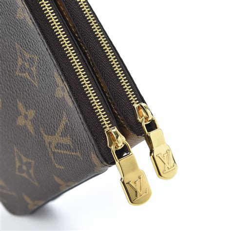 louis vuitton wallet double zipper